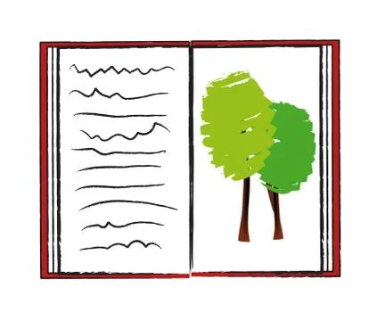 Ecology book Stock Illustration