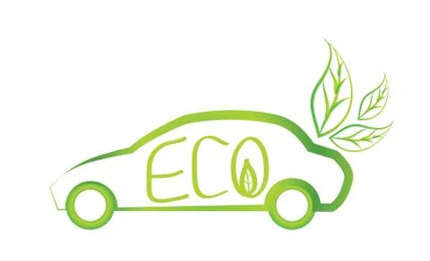 Ecology car concept vector design Stock Illustration