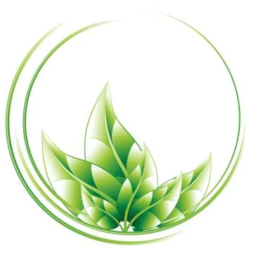 Ecology circle conceptual icon, vector illustration Stock Illustration