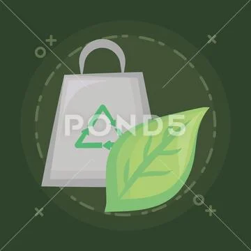 Ecology concept design Stock Illustration