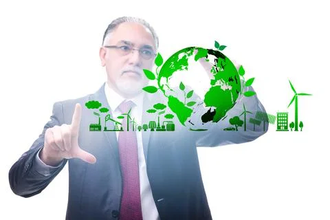 Ecology concept with ecological elements Stock-Fotos