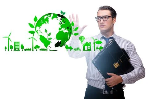 Ecology concept with ecological elements 写真素材