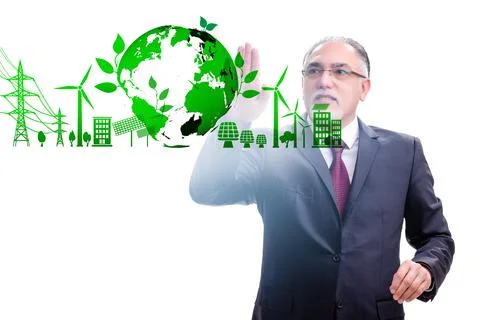 Ecology concept with ecological elements 写真素材