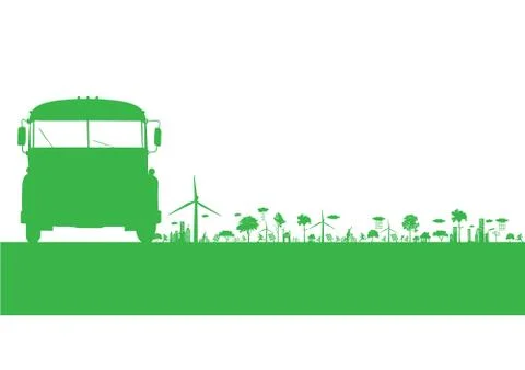 Ecology concept Stock Illustration