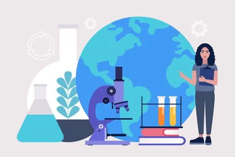 Ecology concept Stock Illustration