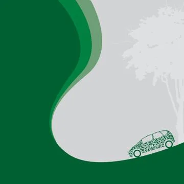 Ecology concept - save earth Stock Illustration