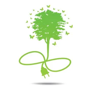 Ecology concept. save world Stock Illustration