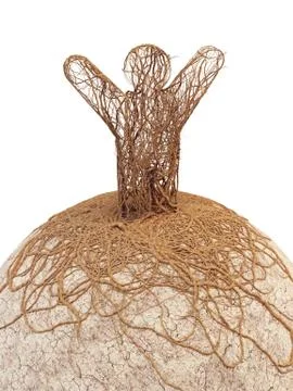 Ecology disaster concept Stock Illustration