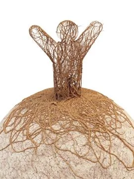 Ecology disaster concept Stock Illustration