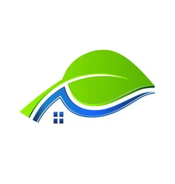 Ecology House Stock Illustration