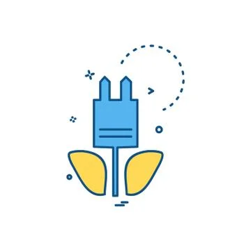 Ecology icon design vector Ilustración de archivo