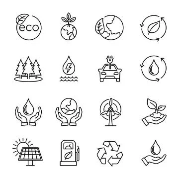 Ecology Icon Stock Illustration