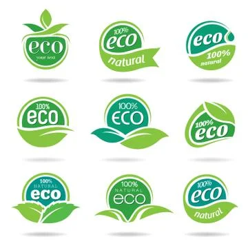 Ecology icon set Stock Illustration
