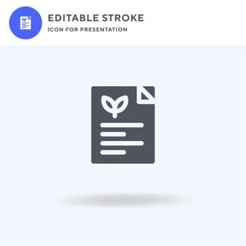 Ecology icon vector, filled flat sign, solid pictogram isolated on white, logo Stock Illustration