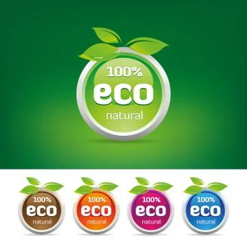 Ecology icon vector  Illustrazione stock