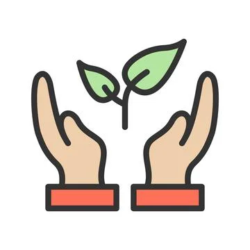 Ecology icon vector image. Stock Illustration