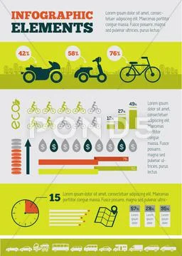 Ecology Infographic Template. Stock Illustration