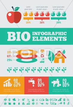 Ecology Infographic Template. Stock Illustration