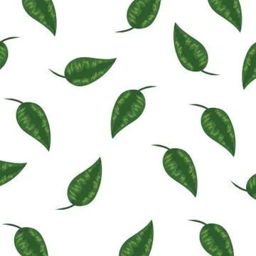 Ecology leafs plants nature pattern 스톡 일러스트