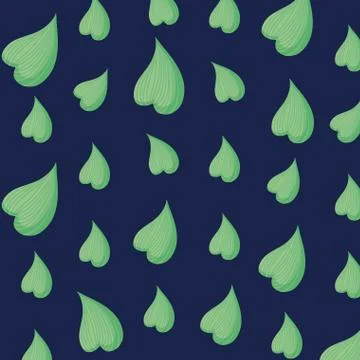 Ecology leafs plants pattern 스톡 일러스트