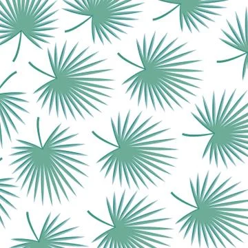 Ecology leafs plants pattern Stock Illustration