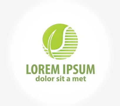 Ecology logo Stock Illustration