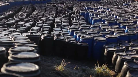 Ecology, pollution, clean, green world, the damage scale Stock Footage 49072014