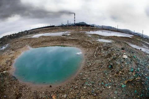 Ecology pollution Stock Photos