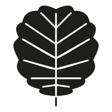 Ecology representing leaf outline with simple vector design Stock Illustration