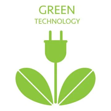 Ecology sharging vector icon Stock Illustration