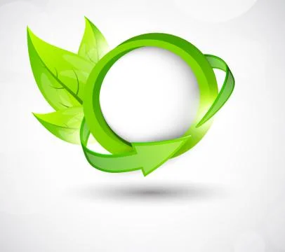 Ecology template Stock Illustration
