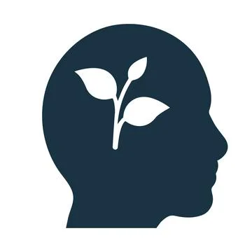 Ecology thought icon / vector graphics Stock Illustration