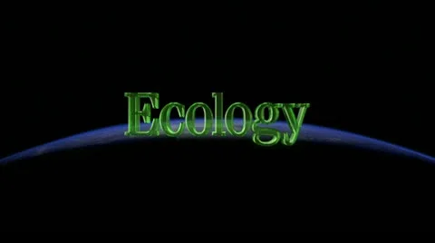 Ecology title w Earth Stock Footage 12428614