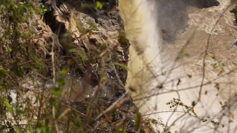 Ecom Nkam falls, Cameroon, West Africa Stock Footage 258430646