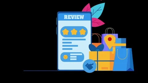 Ecommerce 2d animation video Stock Footage 294208618