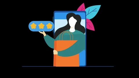 Ecommerce 2d animation video Stock Footage 294208633