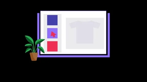 Ecommerce 2d animation video Stock Footage 294208770