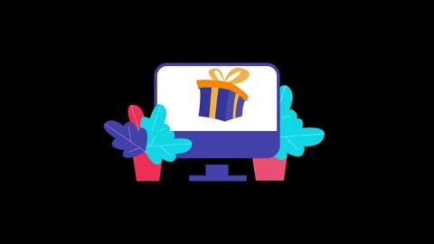 Ecommerce 2d animation video Stock Footage 294208778
