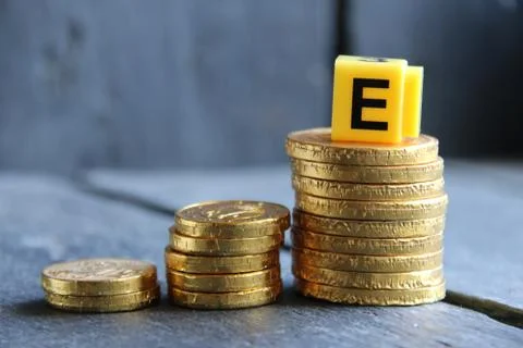 Ecommerce concept, Profit chart. Stock Photos