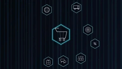 Ecommerce HUD Dashboard Видео 343820729