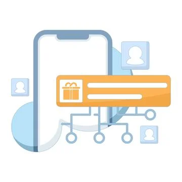 Ecommerce loyalty program offering automated AI personalization Illustration