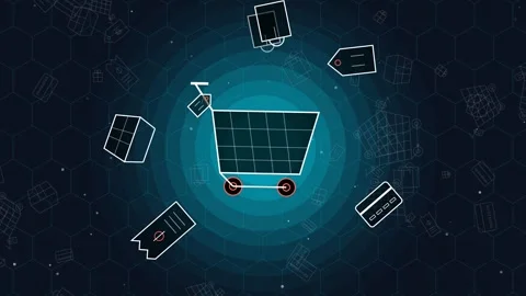 Ecommerce Marketplace 스톡 동영상 343820746