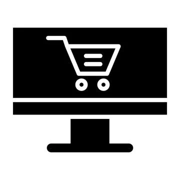 Ecommerce Vector Icon Design Illustration Stock Illustration