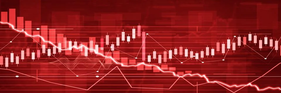 Econimical crisis concept. Spread in the world, economy is down. 3d illustr.. Stock Illustration