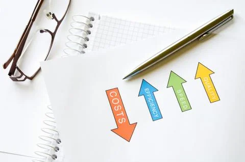 Economic analysis Foto stock