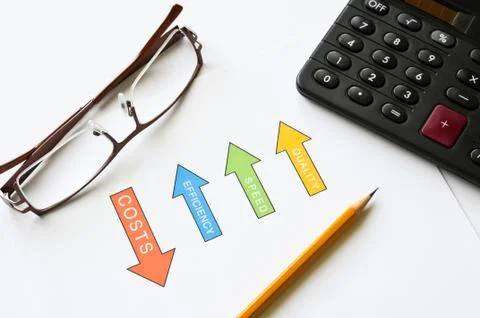 Economic analysis Stock Photos