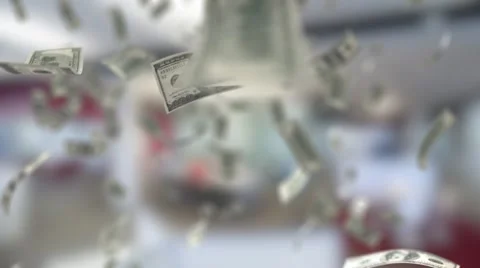 Economic Background With a Banknotes Stock Footage 68758887