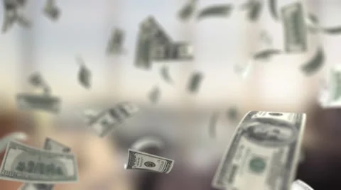 Economic Background With a Falling Dollars Video stock 68763626