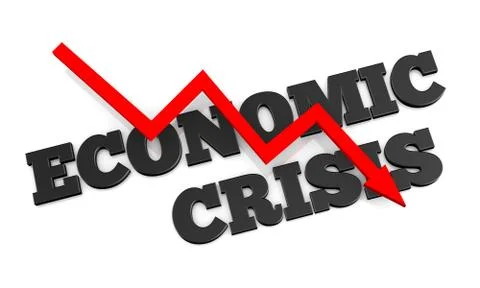 Economic crisis Stock Illustration