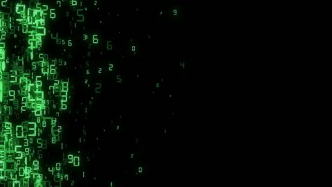 Economic flows move with a different speed. economic processes. The green Stock Footage 86282682
